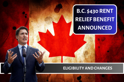 B.C. $430 Rent Relief Benefit Announced