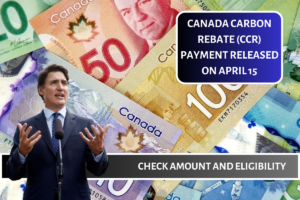 Canada Carbon Rebate (CCR) Payment Released on April 15