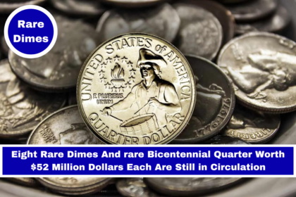 Eight Rare Dimes And rare Bicentennial Quarter Worth $52 Million Dollars Each Are Still in Circulation