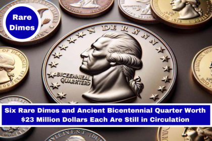 Six Rare Dimes and Ancient Bicentennial Quarter Worth $23 Million Dollars Each Are Still in Circulation